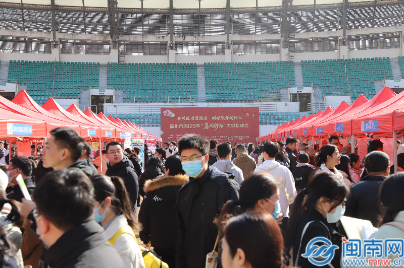 奋勇当先开新局丨漳州市2025年“春风举动”大型招聘会举办