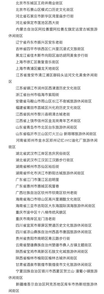 北京王府井商业街区等当选第四批国家级旅行休闲街区