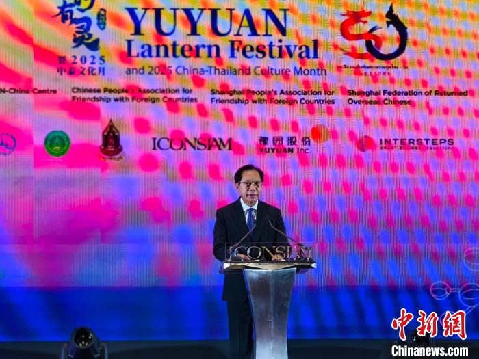 上海豫园灯展露脸曼谷庆祝中泰建交50周年