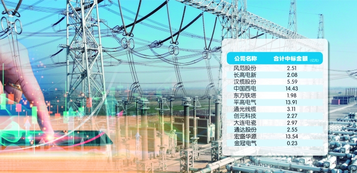 12家公司中标超60亿元电网收购项目