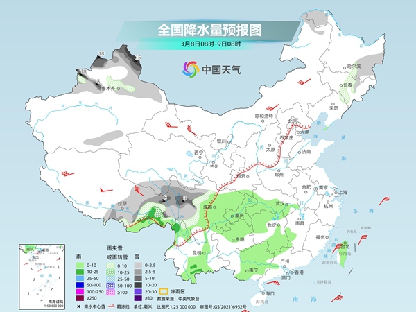 本周末南边阴雨继续升温乏力 北方暖意融融多地气温或创新高
